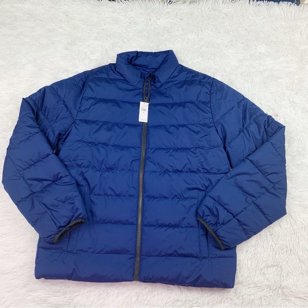 Gap men Cold Control Max Puffer Jacket full zip‎ stand collar water resistant